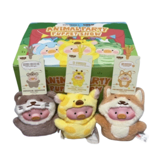 LuLu The Piggy Animal Party-Puppet Show Series Plush Pendant Blind Box - Image 3