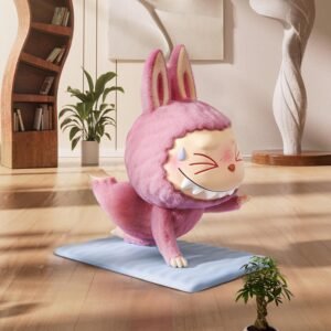 THE MONSTERS Labubu Lazy Yoga Series Figures - Image 5