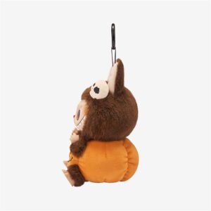 LABUBU Happy Halloween Party Series-Sitting Pumpkin Vinyl Plush Pendant - Image 5